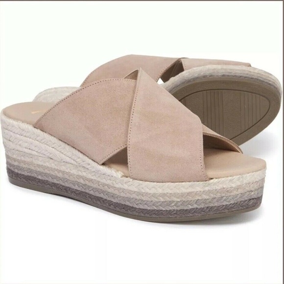 Paseart | Shoes | Paseart Crossband Wedge Suede Espadrille  Paseart Crossband Wedge Suede Espadrille Size 8